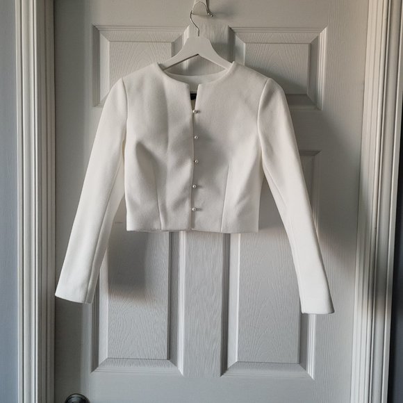 Bridal Wedding Jacket, Wedding Coverup, Wedding Dress Jacket - Picture 2 of 5